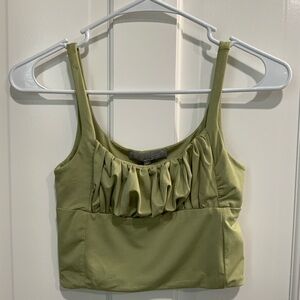Yesstyle Sage Green Women's Crop Top